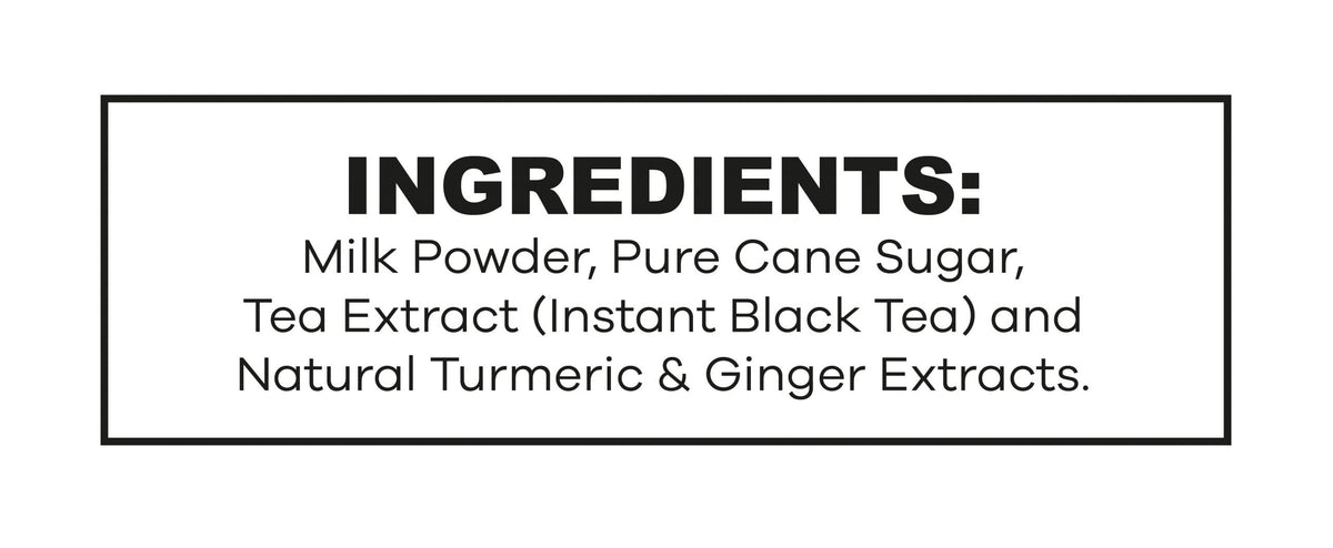 Turmeric Ginger Instant Chai Tea Latte