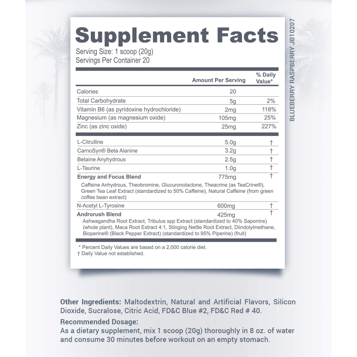 Betancourt Nutrition B-NOX Reloaded 20 Servings