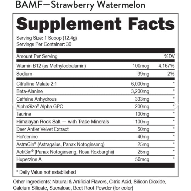 Bucked Up BAMF 30 Servings