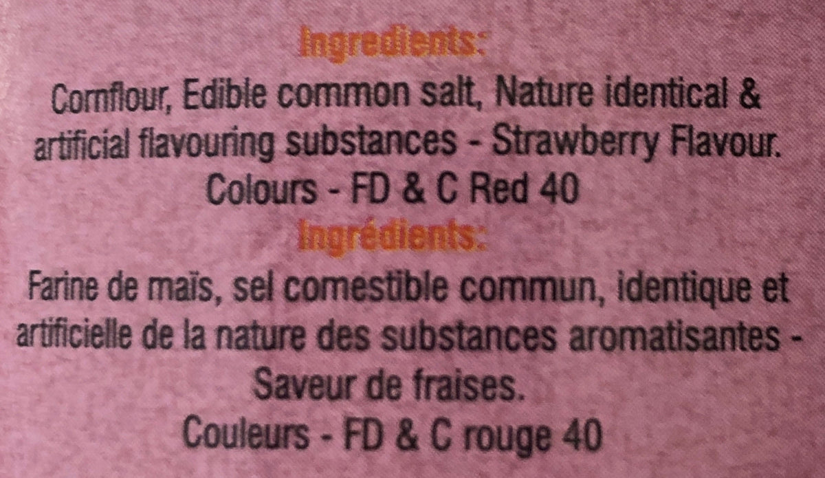 Custard Powder Strawberry Flavor