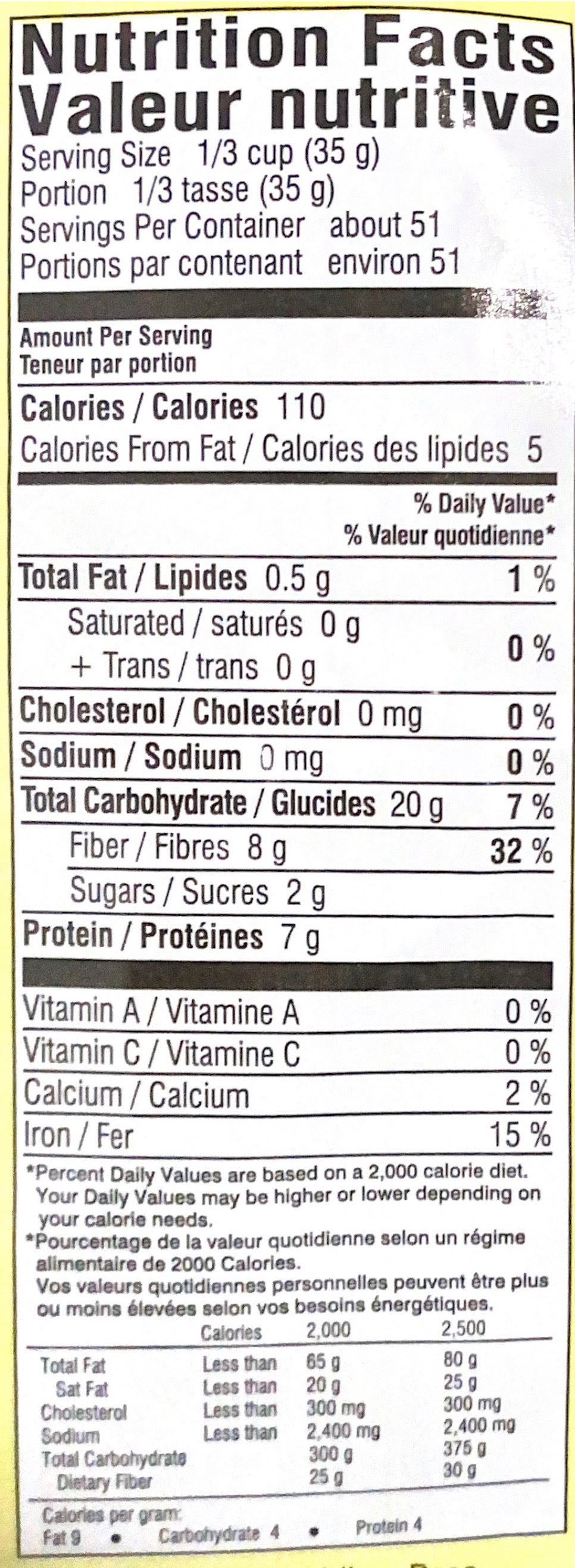 Whole Yellow Peas