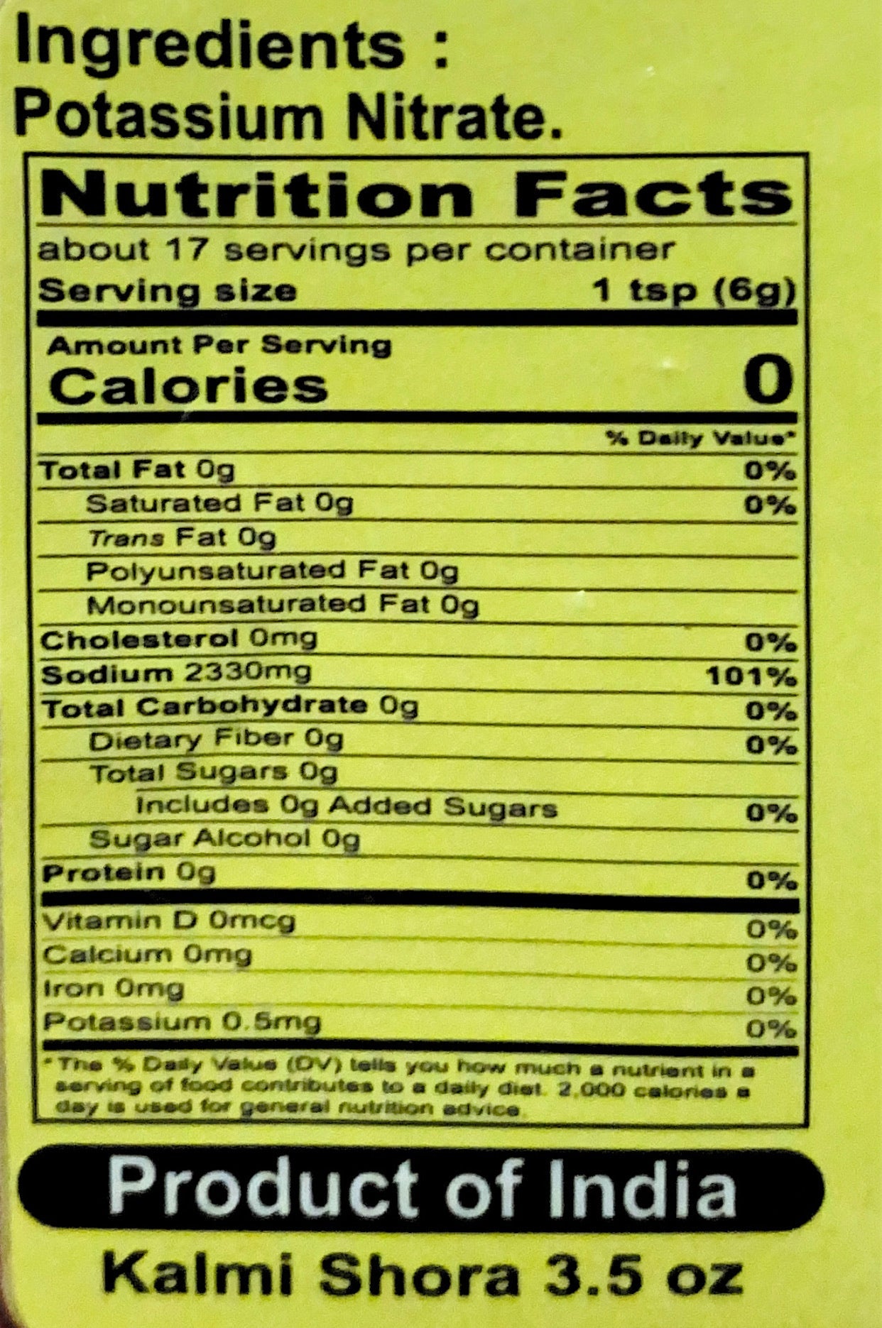 Kalmi Shora (Meat Tenderizer)