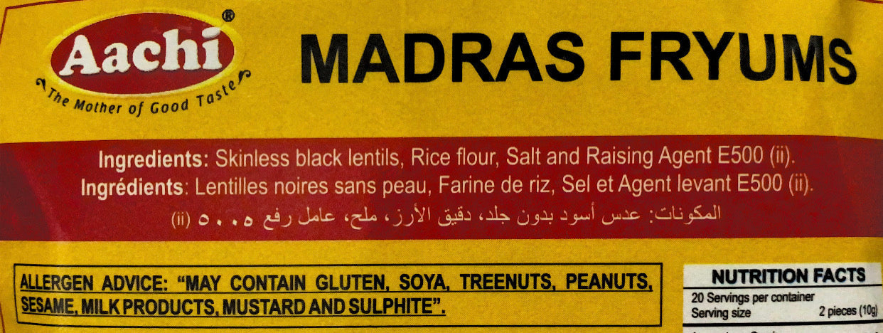 Madras Fryums