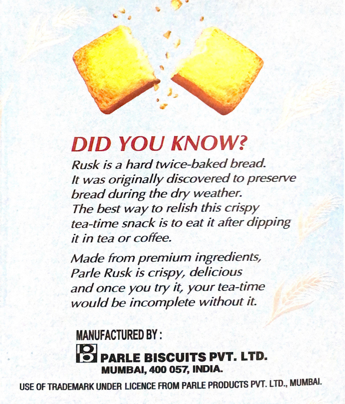 Milk Rusk