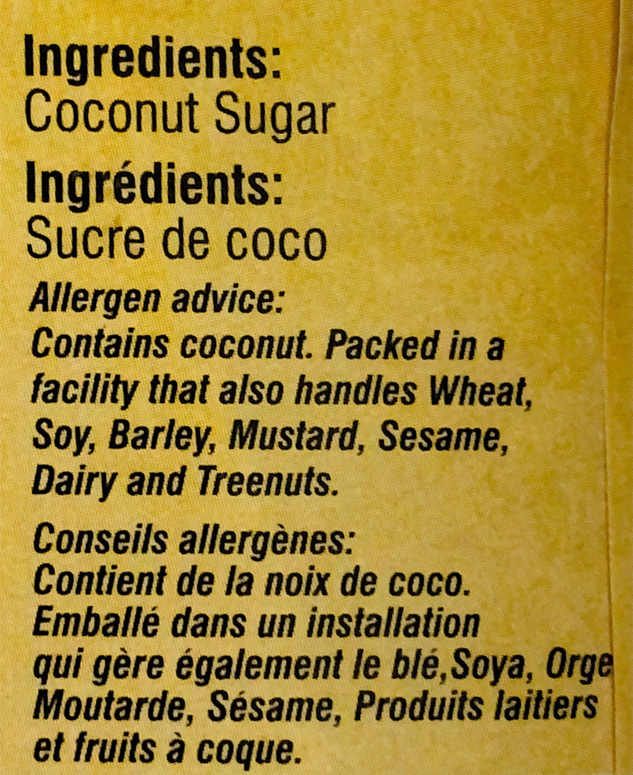 Coconut Sugar