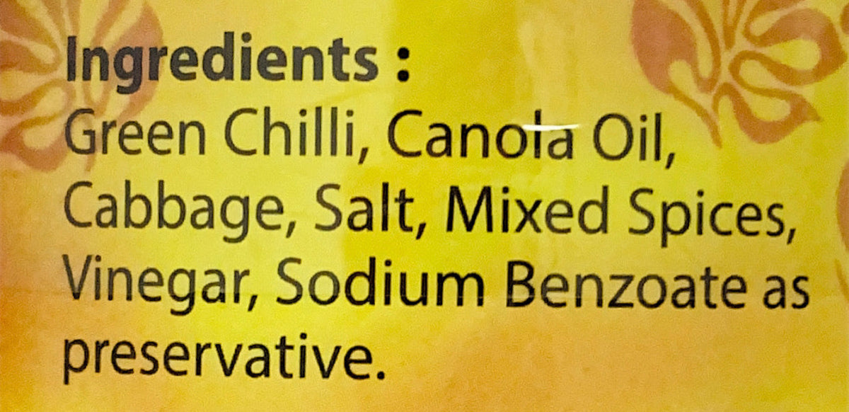 Chilli Pickle in Oil