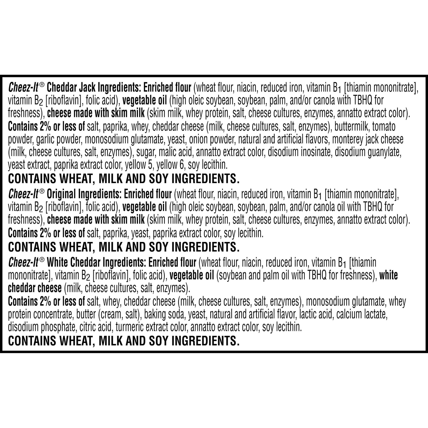 Cheez-It Variety Pack Cheese Crackers, 12.1 oz, 12 Count