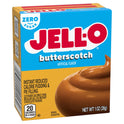 Jell-O Butterscotch Artificially Flavored Zero Sugar Instant Reduced Calorie Pudding & Pie Filling Mix, 1 oz Box