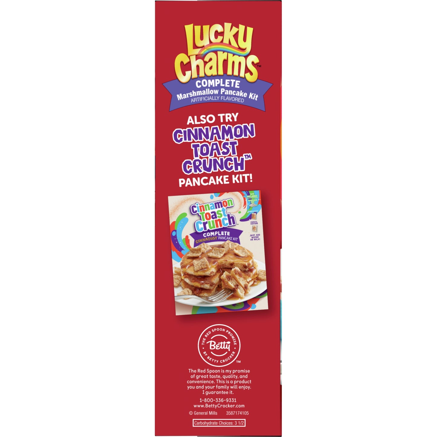 Betty Crocker Lucky Charms Pancake Kit, Baking Mix, 14.5 oz