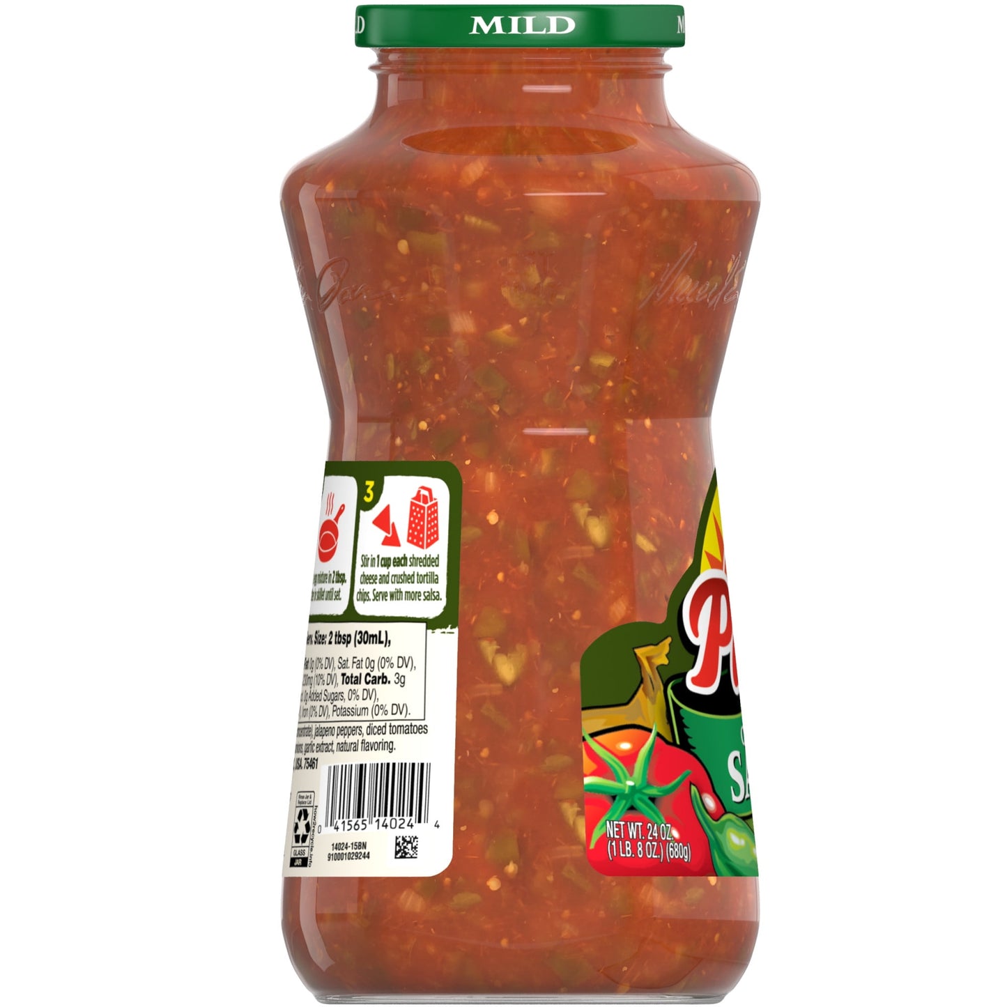 Pace Chunky Salsa, Mild, 24 oz Jar