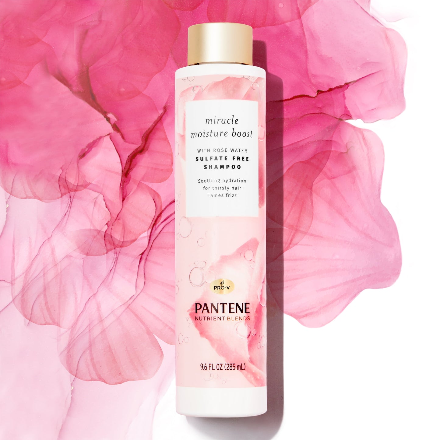 Pantene Nutrient Blends Shampoo Conditioner Set, Rose Water, 8-9.6 fl oz