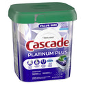 Cascade Platinum Plus Dishwasher Detergent Pacs, Fresh, 62 Count