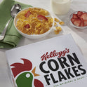 Kellogg's Corn Flakes Original Cold Breakfast Cereal, Mega Size, 25.2 oz Box