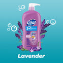 Dial Kids 3-in-1 Body+Hair+Bubble Bath, Lavender Scent, 32 fl oz