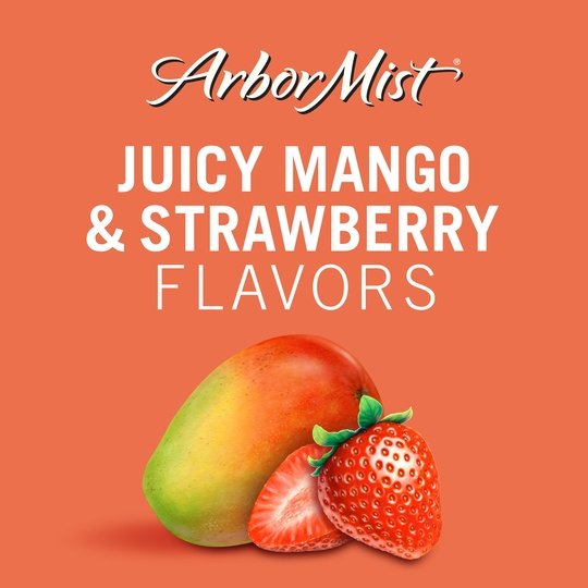 Arbor Mist, Mango Strawberry Moscato Fruit Wine, 750ml Bottle