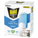 Raid Essentials Flying Insect Light Trap Starter Kit, Electric Flying Insect Trap & Refill