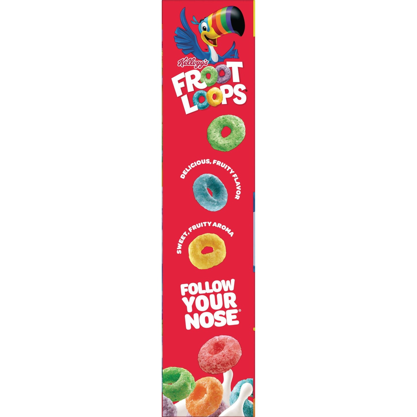 Kellogg's Froot Loops Original Breakfast Cereal, Family Size, 16.6 oz Box