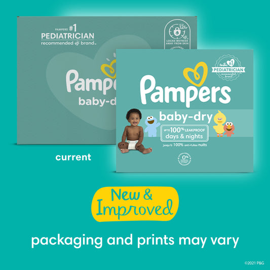 Pampers Baby Dry Diapers Size 3, 104 Count