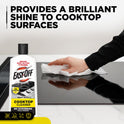 Easy Off Heavy Duty Cooktop Cleaner, Removes Burnt on Food in Seconds, Non-Scratch, No Scrubbing Tools Needed, 16 Oz