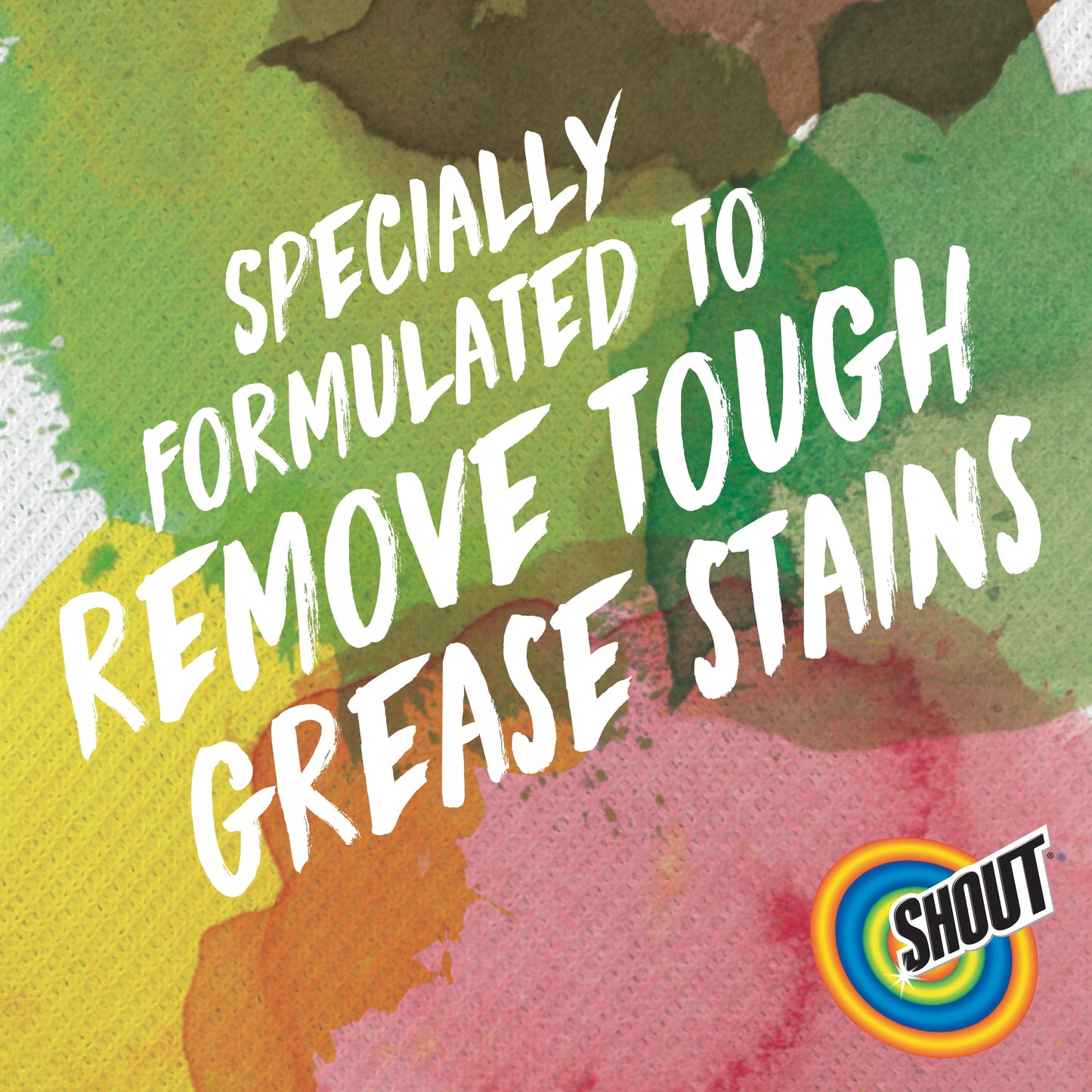Shout Advanced Grease Busting Foam, Laundry Stain Remover, 18 Ounce