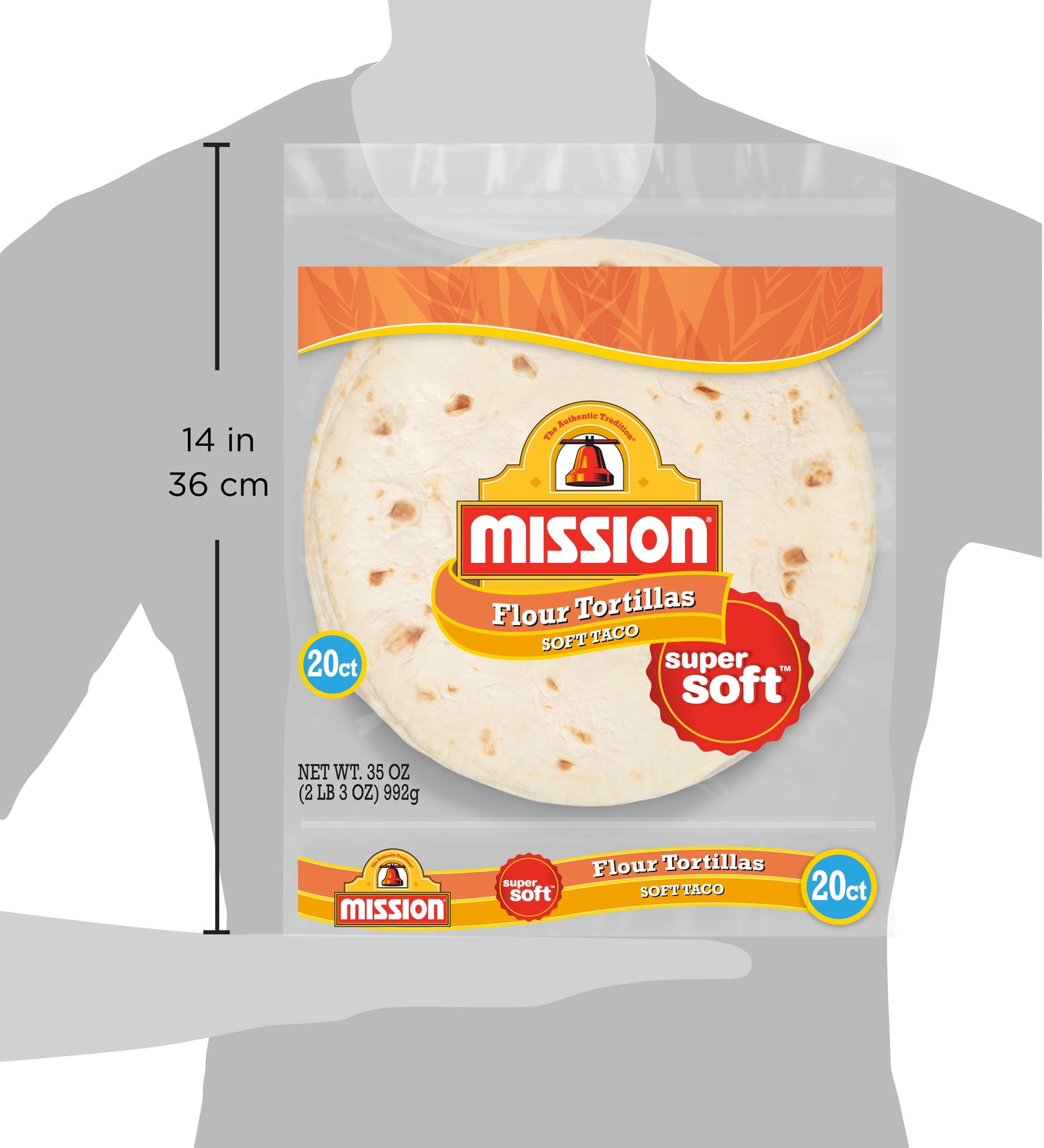 Mission Super Soft Taco Flour Tortillas, 20 Count