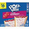 Pop-Tarts Frosted Raspberry Instant Breakfast Toaster Pastries, Shelf-Stable, Ready-to-Eat, 27 oz, 16 Count Box