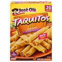 José Olé Beef Corn Taquitos 20 oz, 20 Count (Frozen)