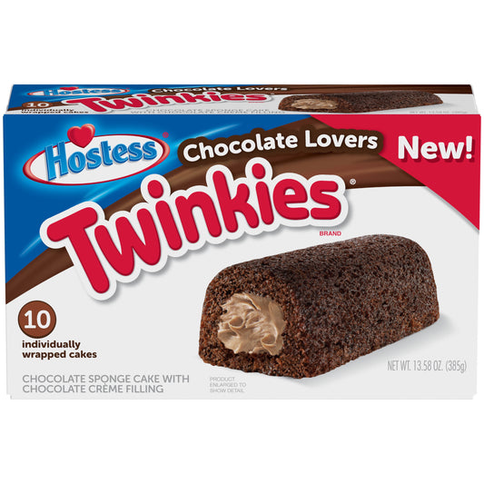 Hostess Chocolate Lovers Twinkie 13.58oz 10ct