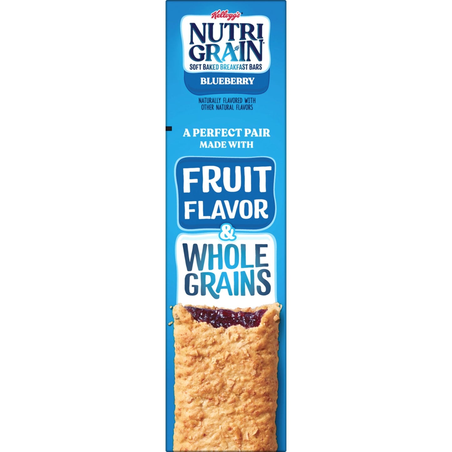 Kellogg's Nutri-Grain Blueberry Chewy Soft Baked Breakfast Bars, Ready-to-Eat, 10.4 oz, 8 Count