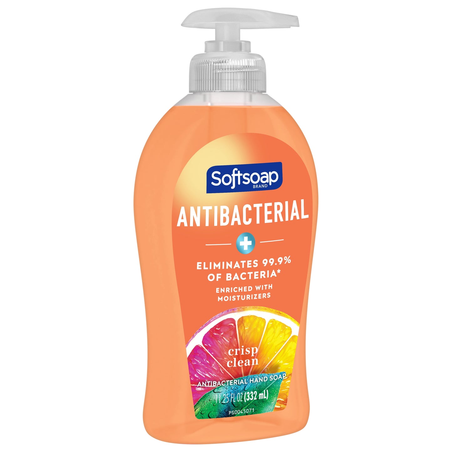 Softsoap Antibacterial Liquid Hand Soap, Crisp Clean Scent Hand Soap, 11.25 oz Bottle