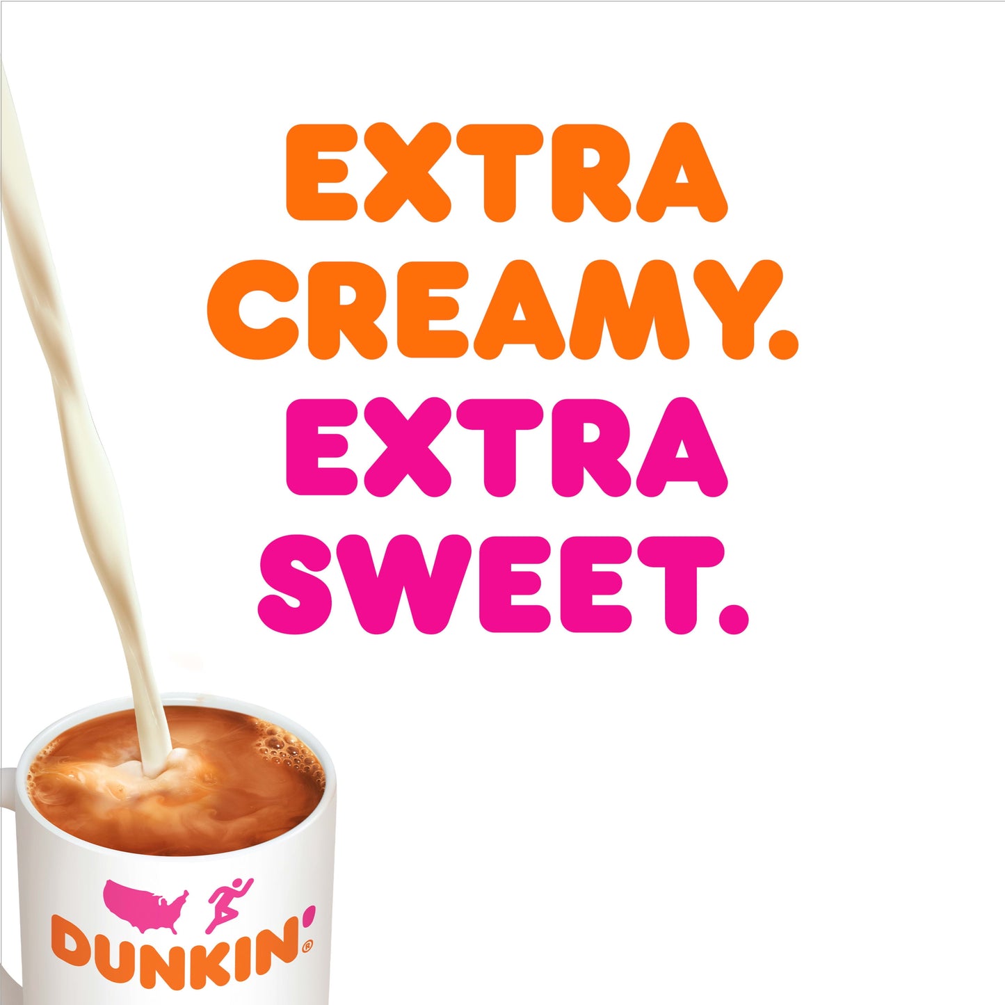 Dunkin’ Extra Extra Coffee Creamer, 32 Oz.