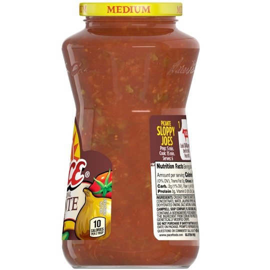 Pace Medium Picante Sauce, 16 oz Jar