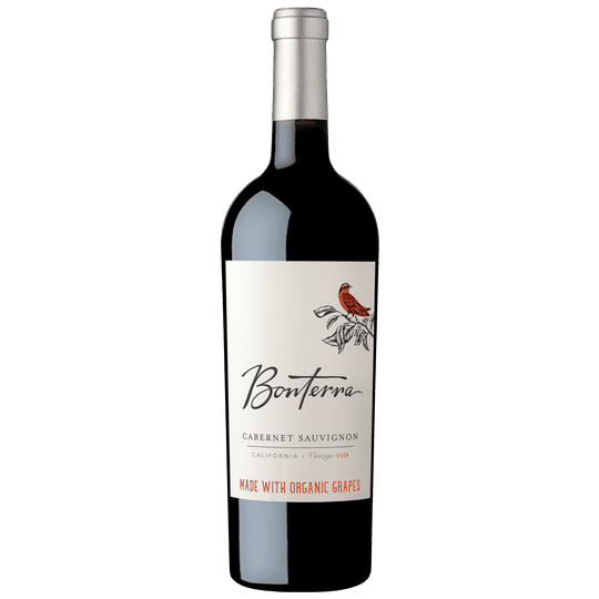 Bonterra Cabernet Sauvignon Red Wine, California, 13.9% ABV, 750ml Glass Bottle, 5-150ml Servings