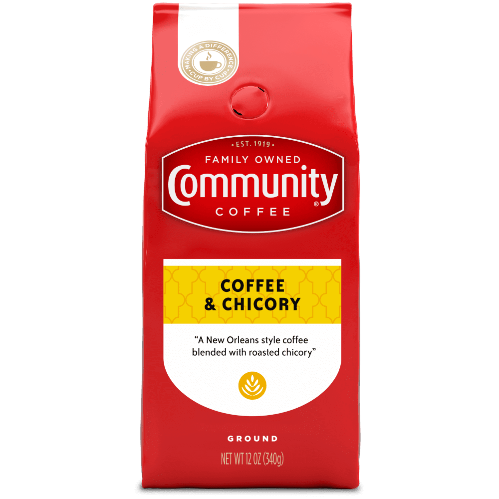 Community Coffee Coffee and Chicory 12 Ounce Bag