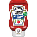 Heinz No Sugar Added Tomato Ketchup 13 oz, Squeeze Bottle