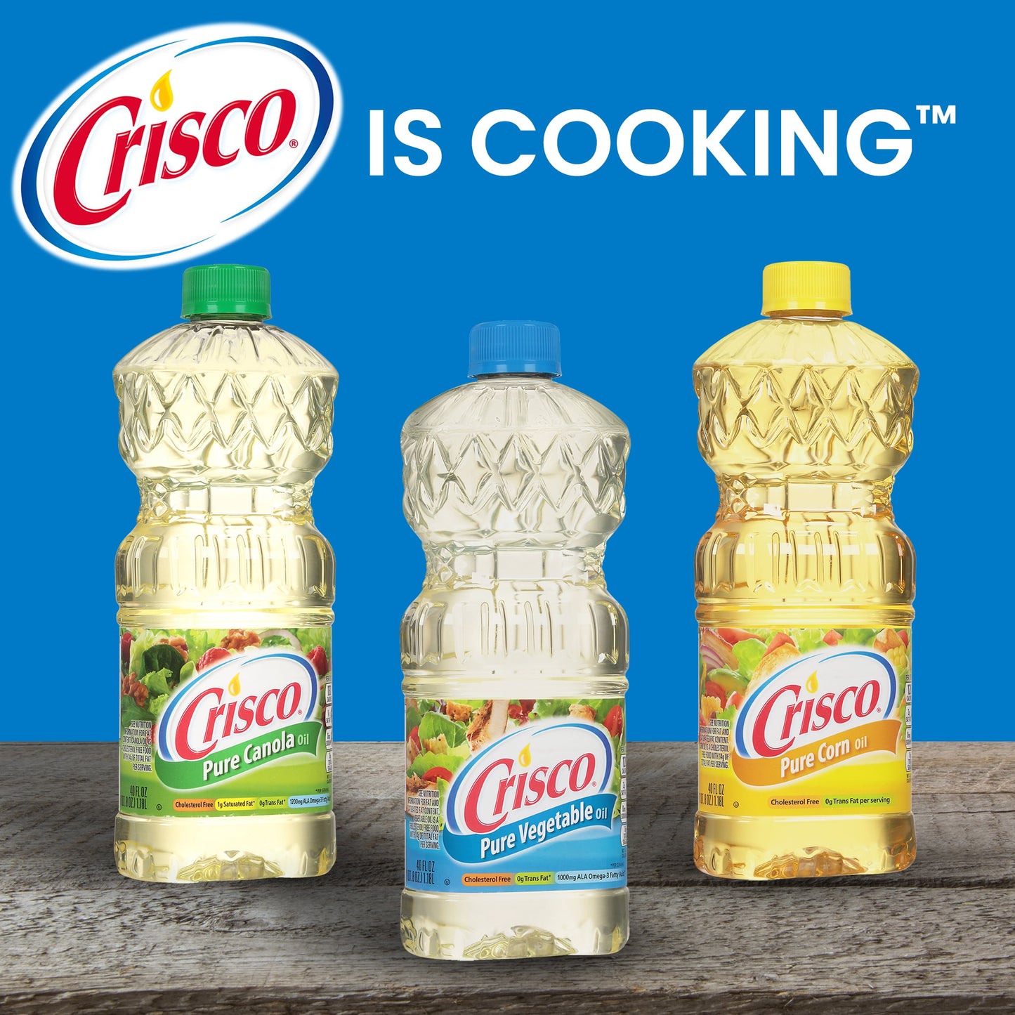 Crisco Pure Vegetable Oil, 40 fl oz