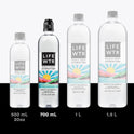 LIFEWTR Premium Purified Bottled Water, pH Balanced with Electrolytes For Taste, 1 Liter Bottle