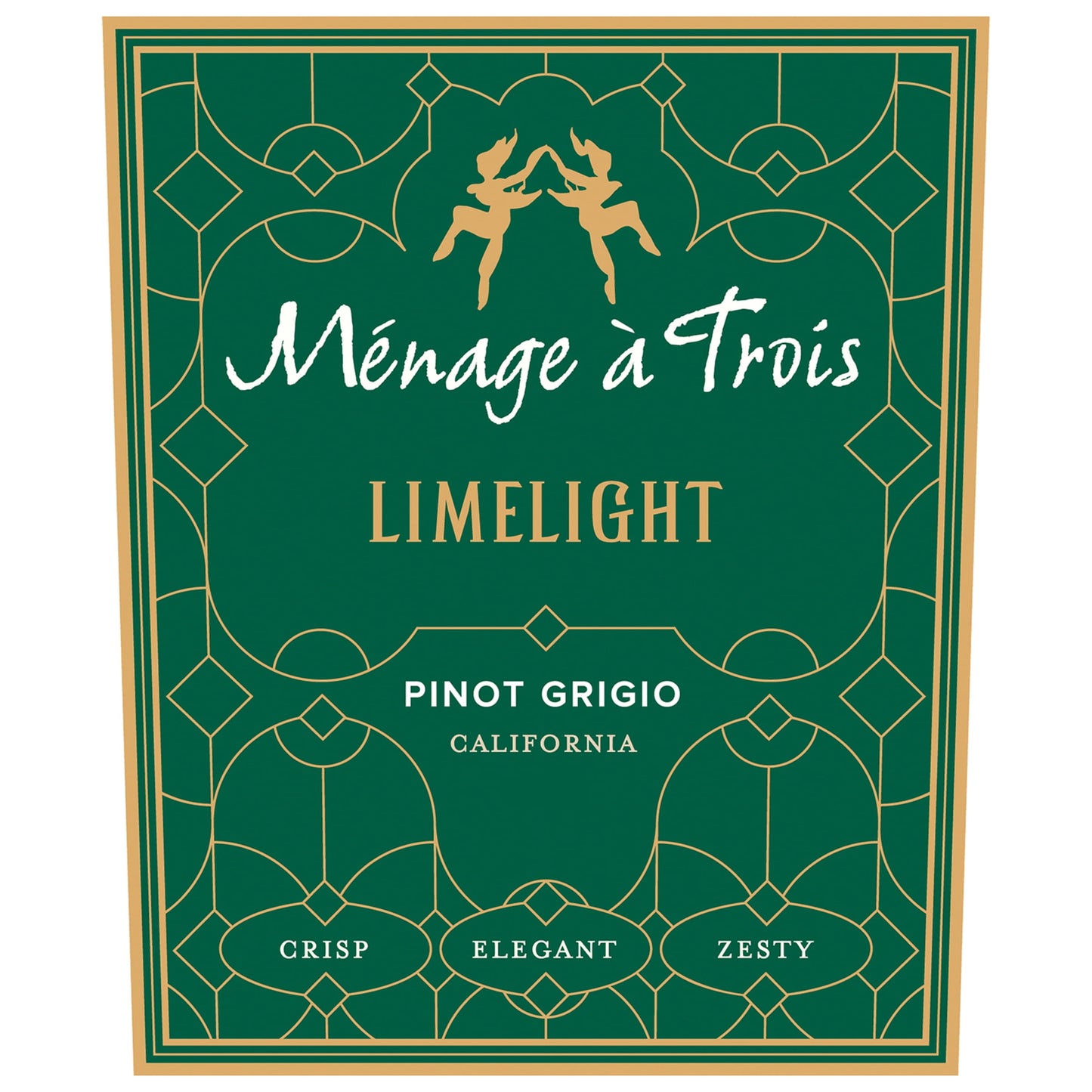 Menage a Trois Limelight Pinot Grigio White Wine, 750 ml Bottle