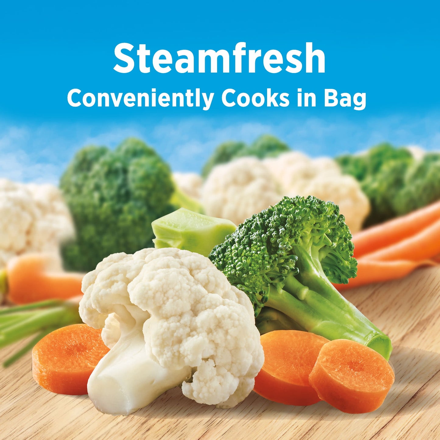 Birds Eye Steamfresh Carrots, Broccoli and Cauliflower, Frozen Vegetables, 10.8 oz Bag (Frozen)