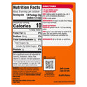 Jell-O Orange Artificially Flavored Zero Sugar Low Calorie Gelatin Dessert Mix, Family Size, 0.6 oz Box