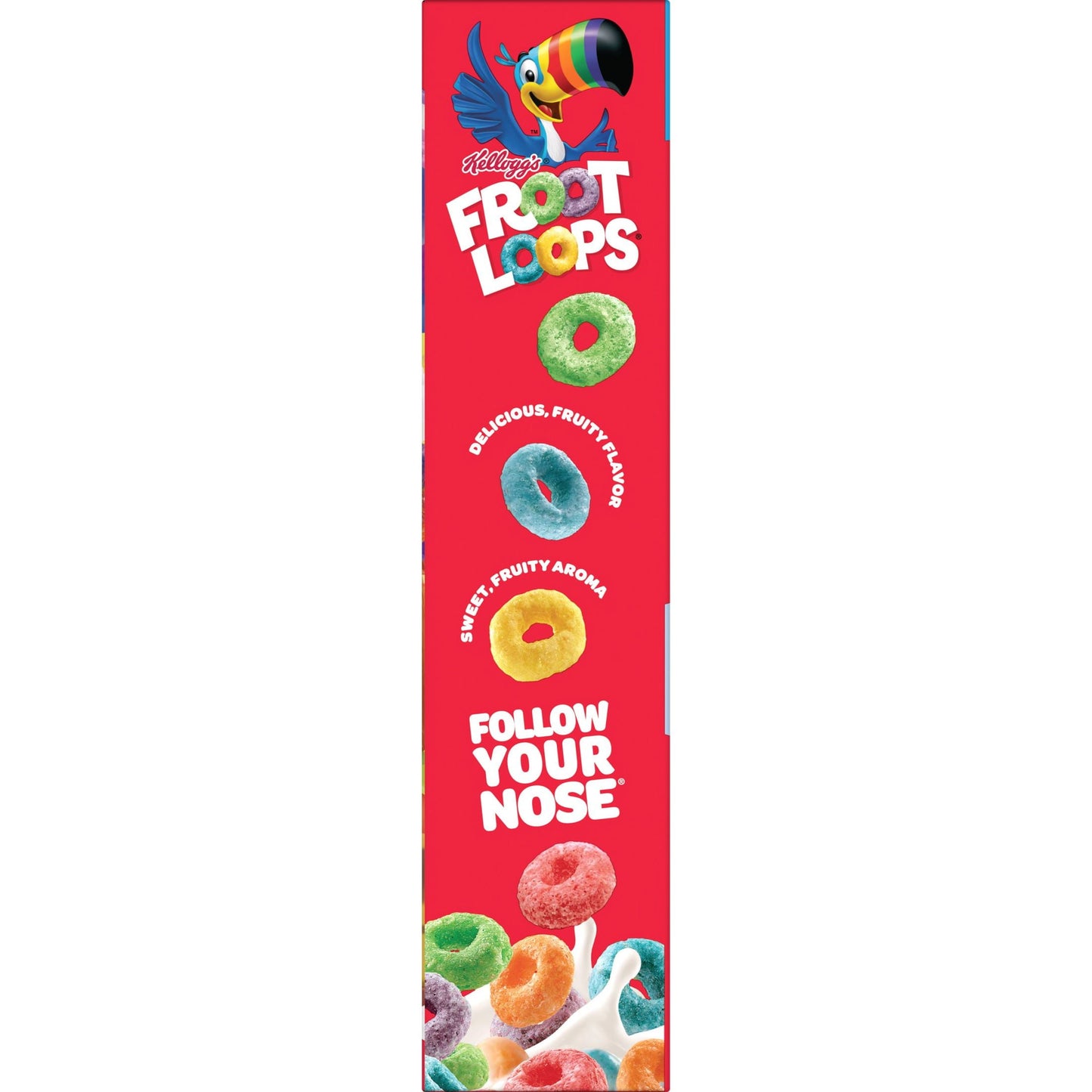 Kellogg's Froot Loops Original Breakfast Cereal, Mega Size, 24.7 oz Box