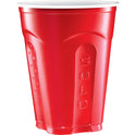 Solo Disposable Plastic Cups, Red, 18oz, 50 Count