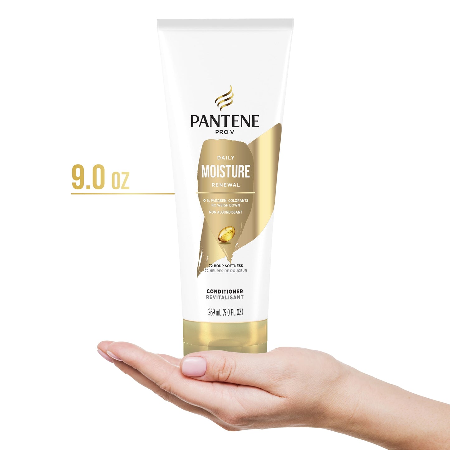 Pantene Pro-V Daily Moisture Renewal Conditioner, All Hair Types, 9.0 fl oz