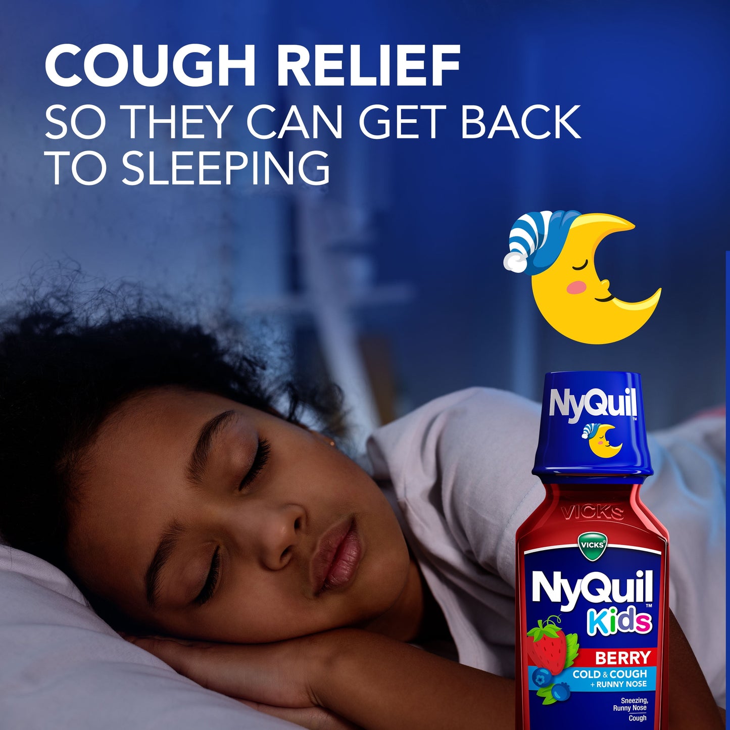 Vicks  NyQuil Kid's Cold and Cough Medicine, 8 fl oz