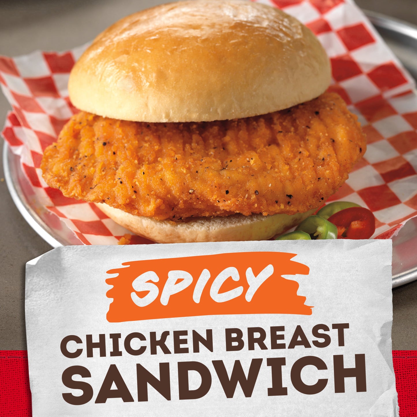 Tyson Spicy Chicken Breast Sandwich, 24 oz, 4 ct Box