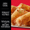 Pagoda 100% Crispy White Meat Chicken Egg Rolls, Frozen, 8 Ct. 22 oz