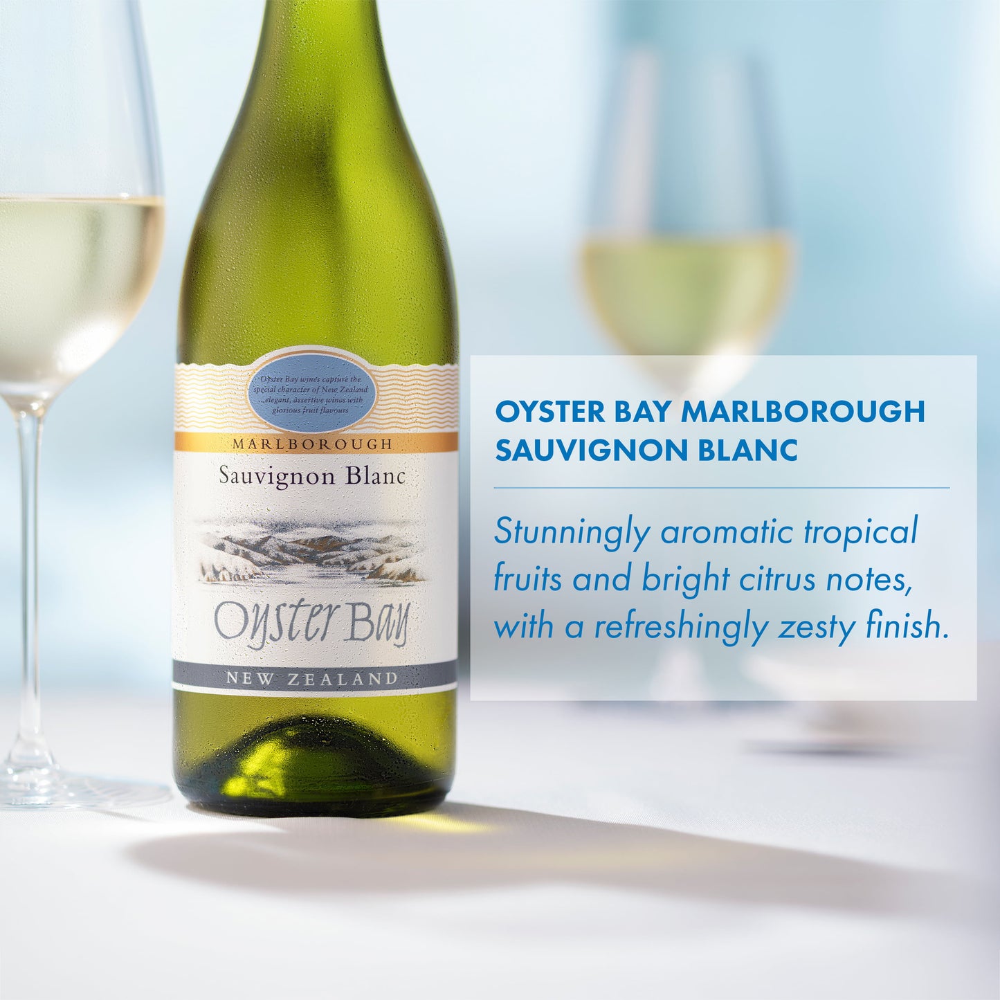 Oyster Bay Sauvignon Blanc White Wine, 750ml