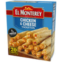 El Monterey Chicken & Cheese Flour Taquitos, 20 oz, 20 Ct (Frozen)