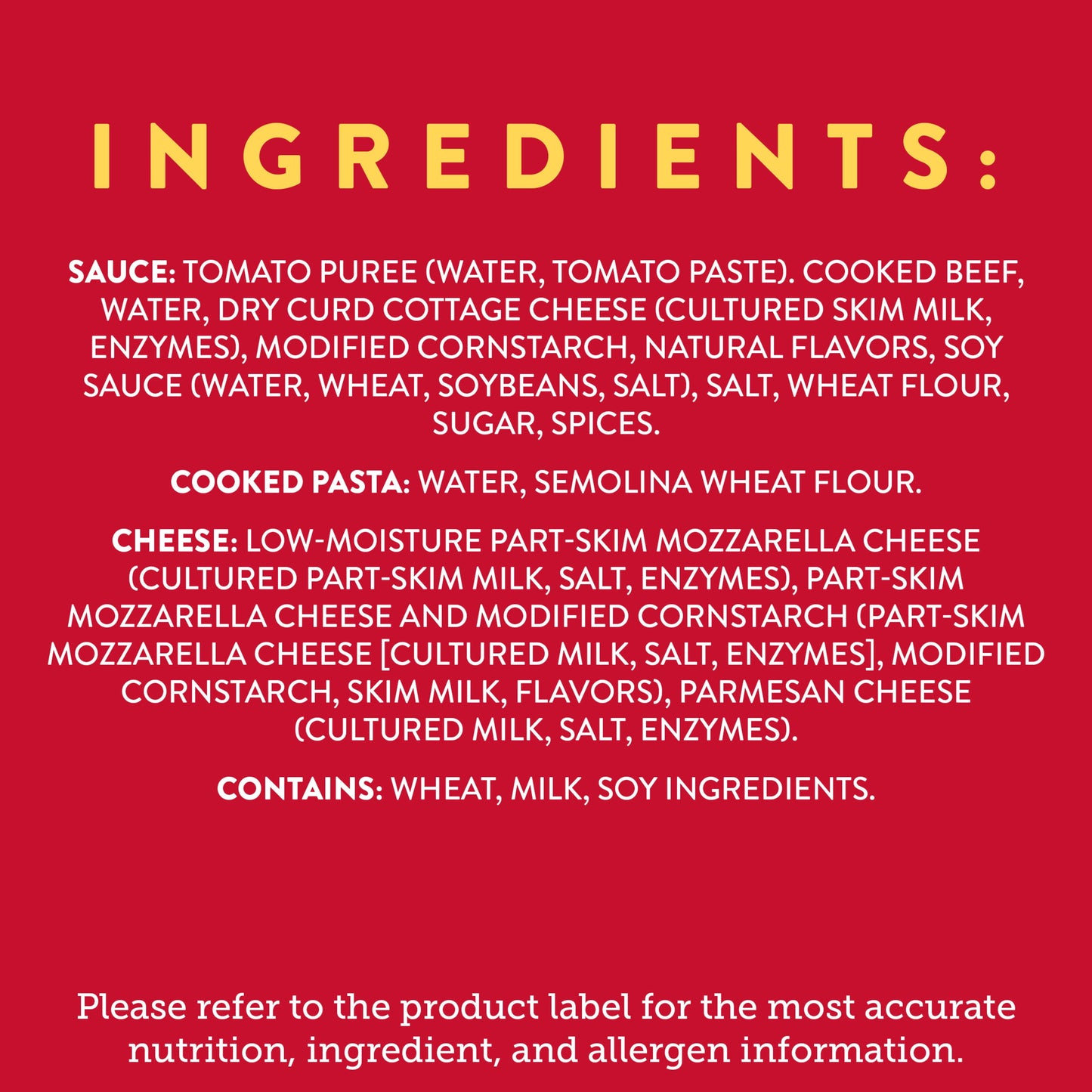 Stouffer's Lasagna with Meat and Sauce  Frozen Meal, 19 oz (Frozen)