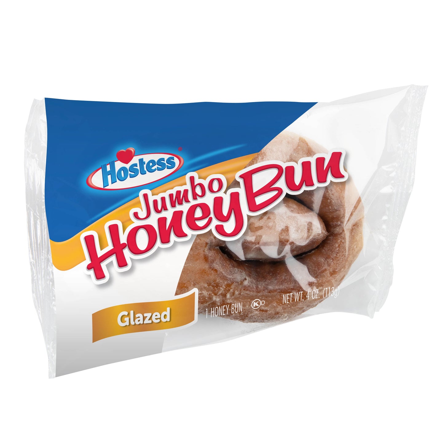 Hostess Holdings LP - Hostess Glazed Jumbo Honey Bun, Single Serve 4oz